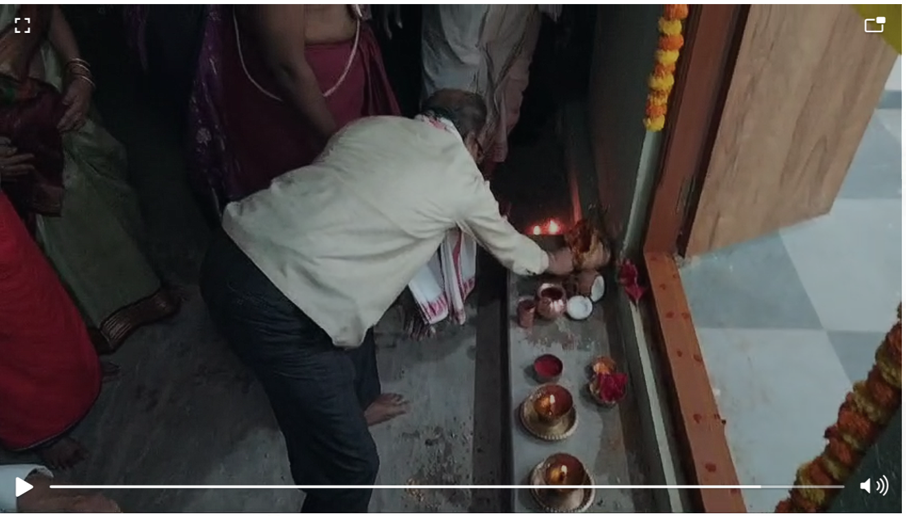  Inauguration of Senior Citizen Association building at 5.00 A.M. 